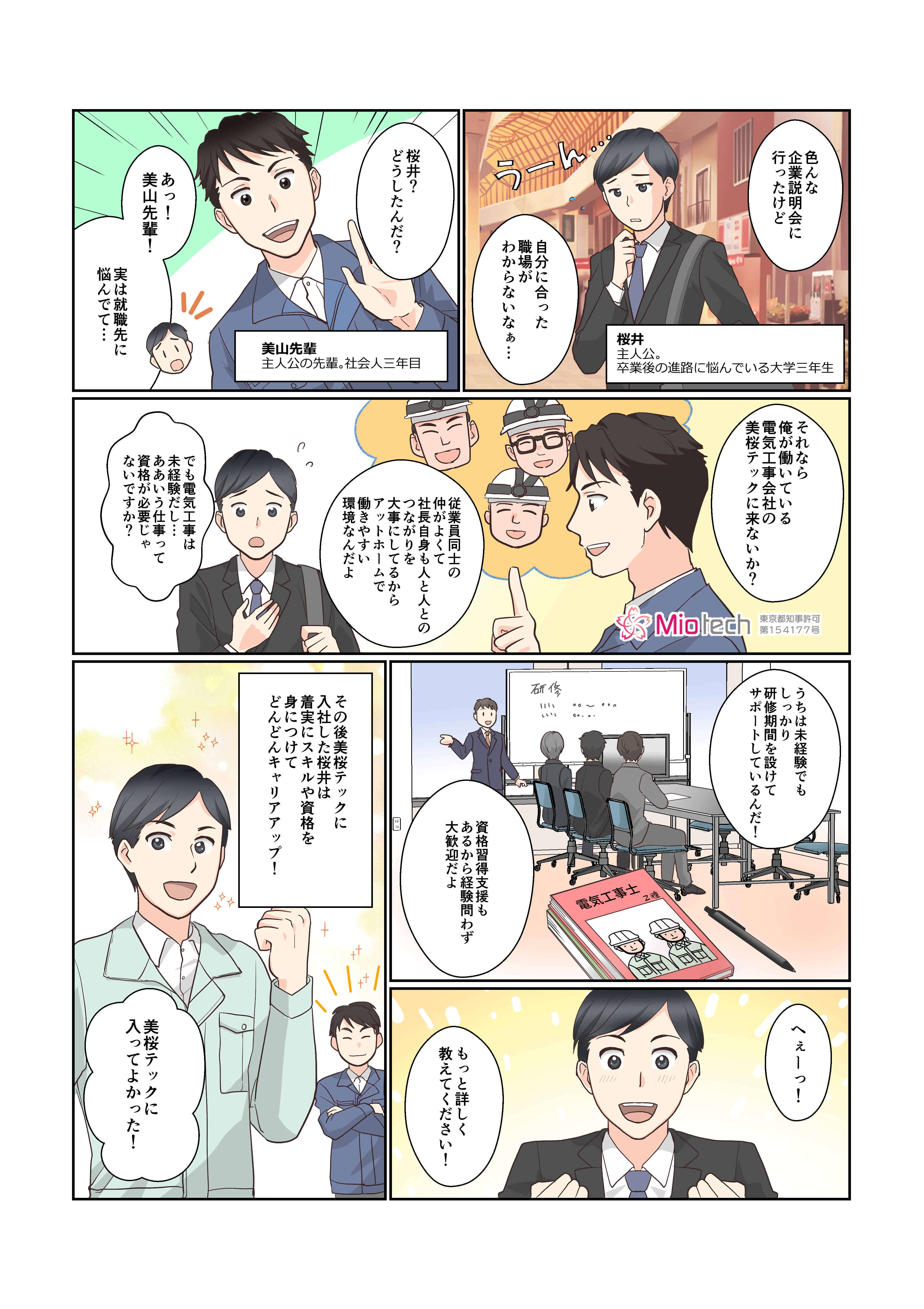 美桜テック様漫画完成